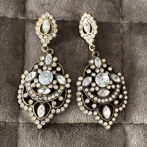 Rhinestoned Earrings